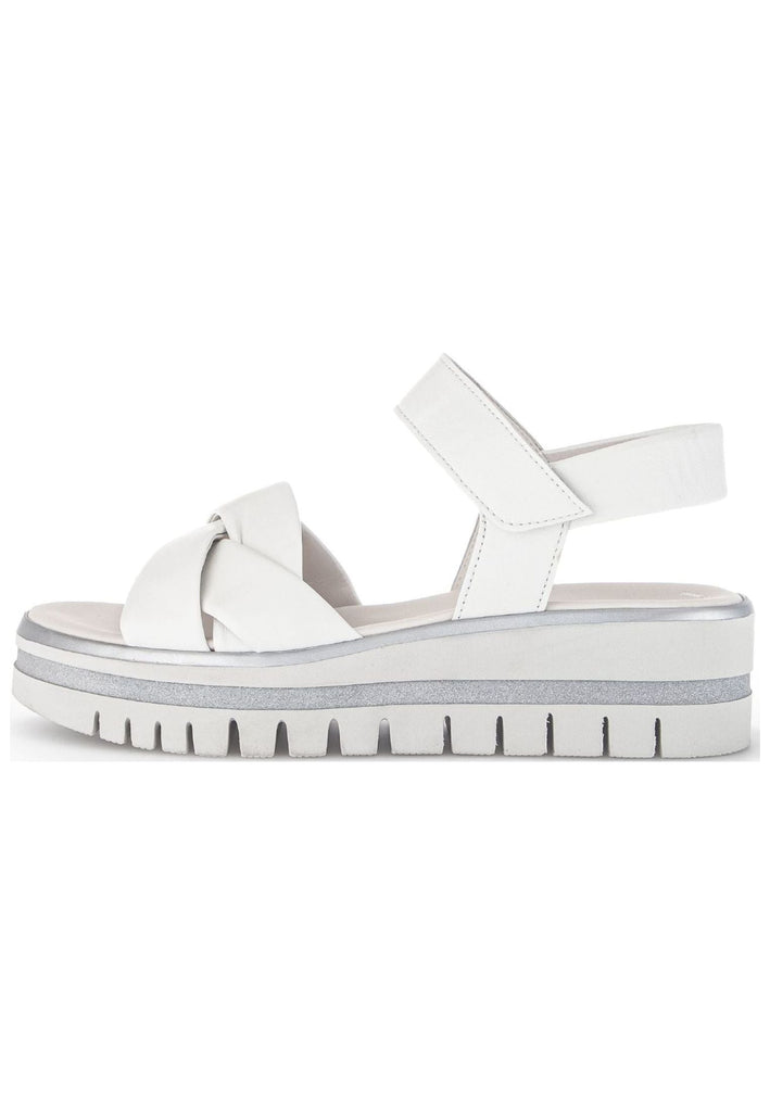 Gabor Sandalen Nappaleder Weiß