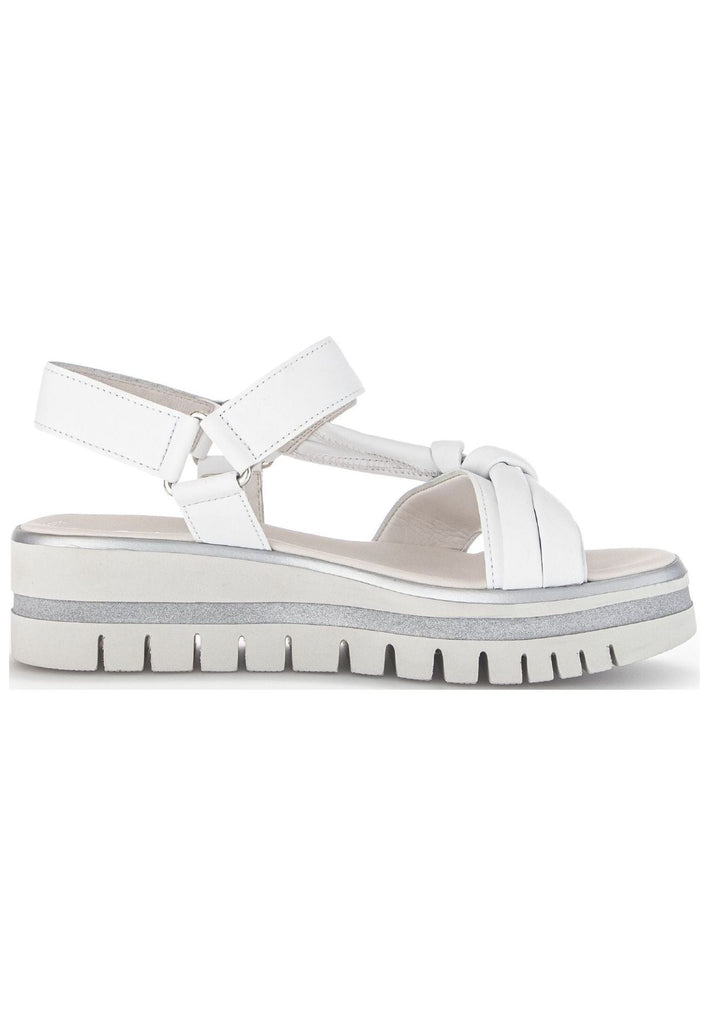 Gabor Sandalen Nappaleder Weiß