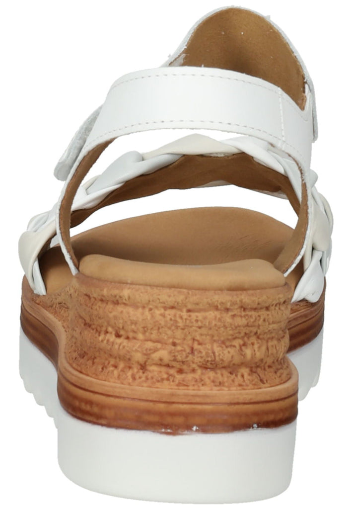 Gabor Sandalen Nappaleder Weiß/Blau