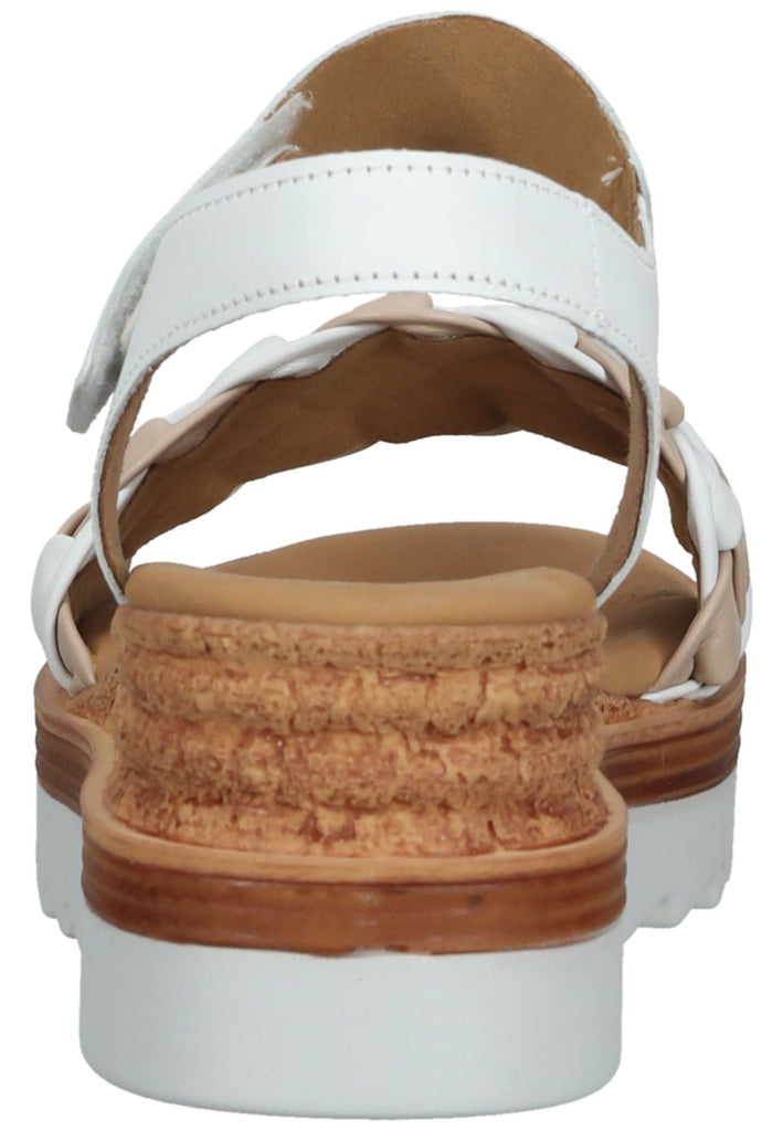 Gabor Sandalen Nappaleder Weiß/Rosa