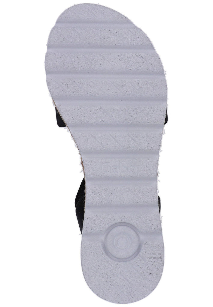 Gabor Sandalen Nubukleder Dunkelblau