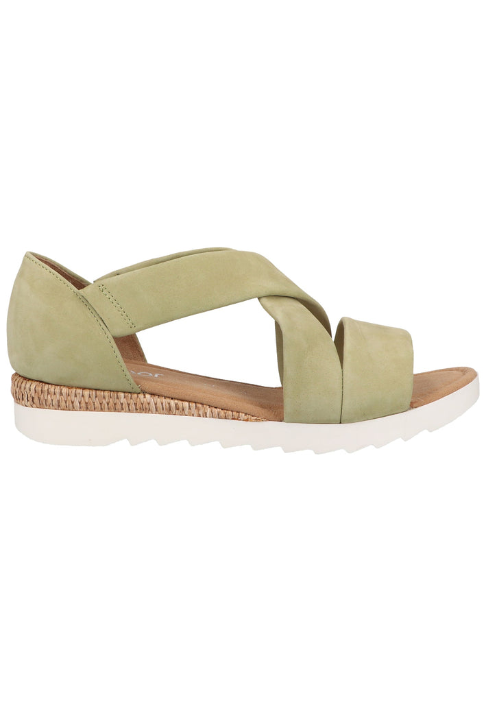 Gabor Sandalen Nubukleder Grün