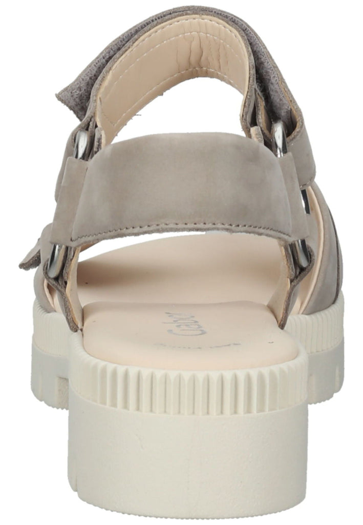 Gabor Sandalen Nubukleder Leinen