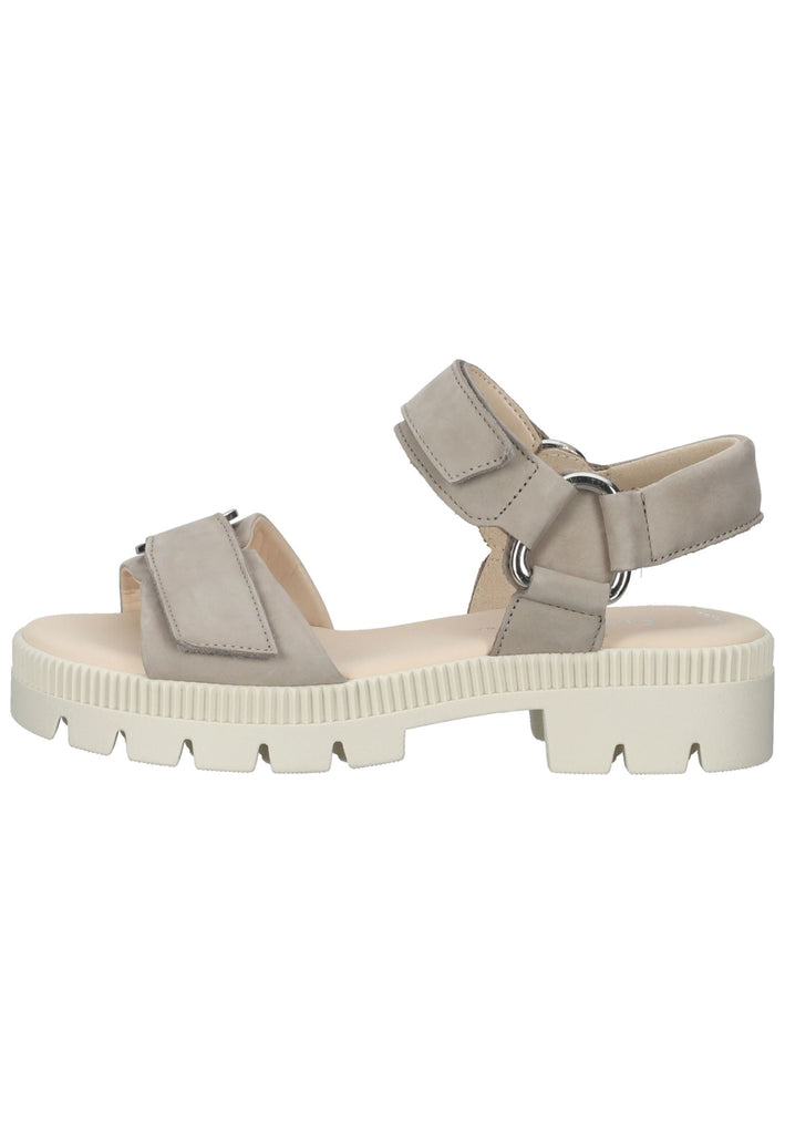 Gabor Sandalen Nubukleder Leinen