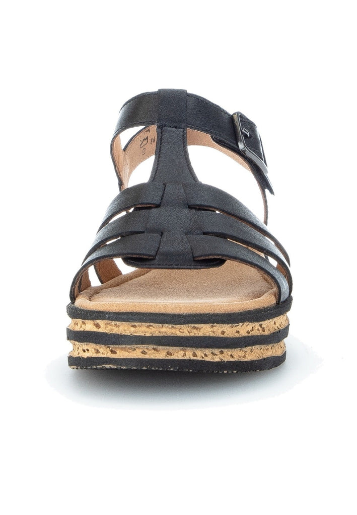 Gabor Sandalen Nubukleder Schwarz