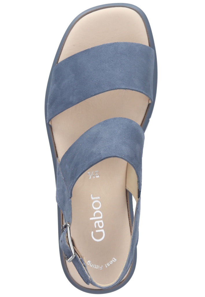 Gabor Sandalen Samt Blau