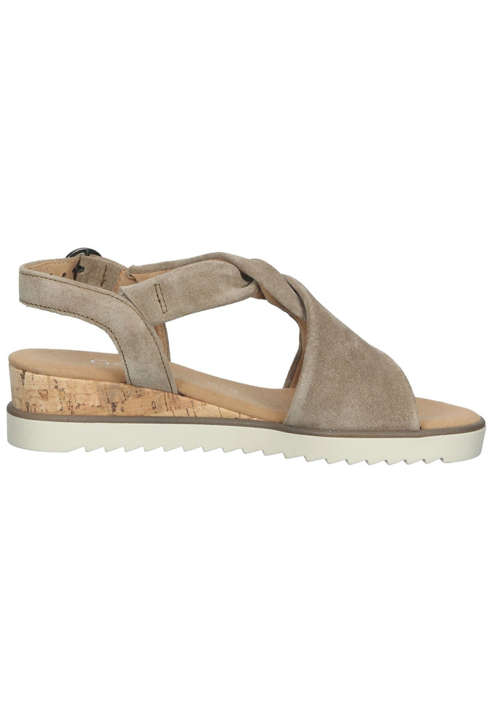 Gabor Sandalen Veloursleder Beige
