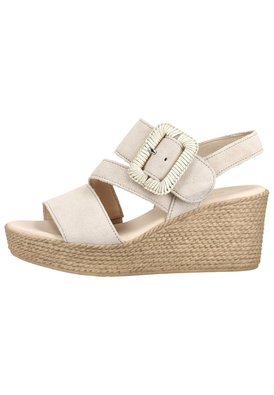 Gabor Sandalen Veloursleder Beige