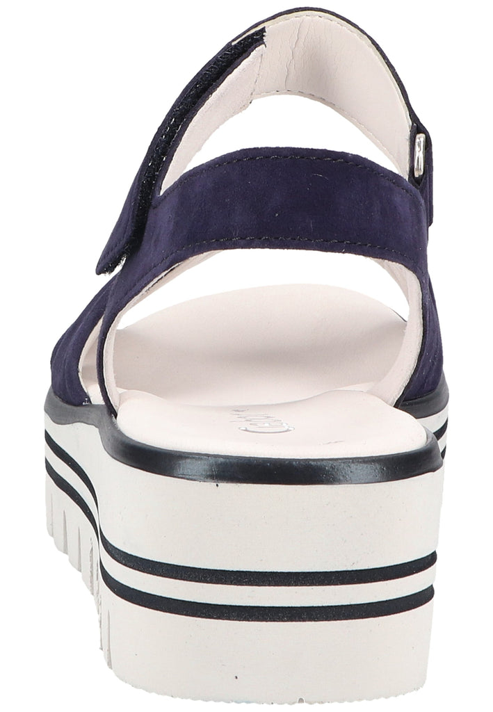 Gabor Sandalen Veloursleder Blau