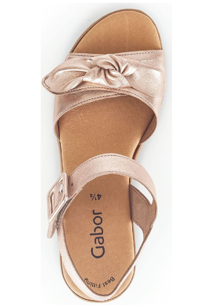 Gabor Sandalen Veloursleder Bronze