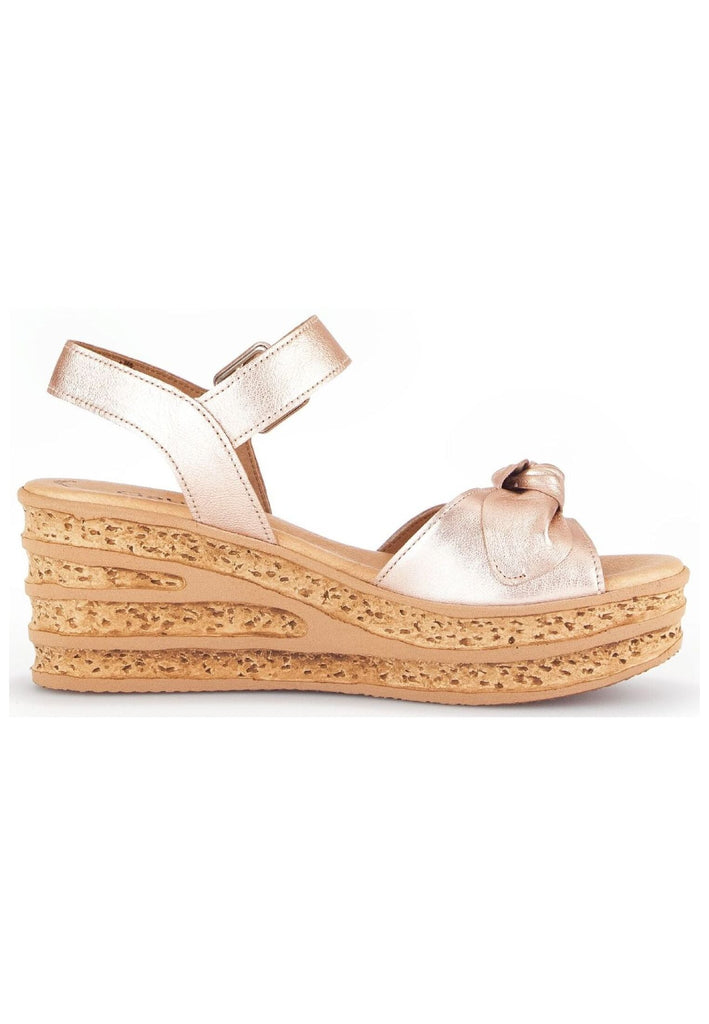 Gabor Sandalen Veloursleder Bronze