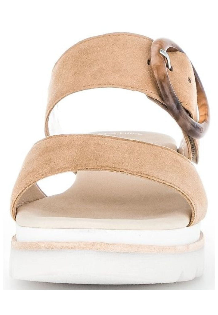 Gabor Sandalen Veloursleder Caramel