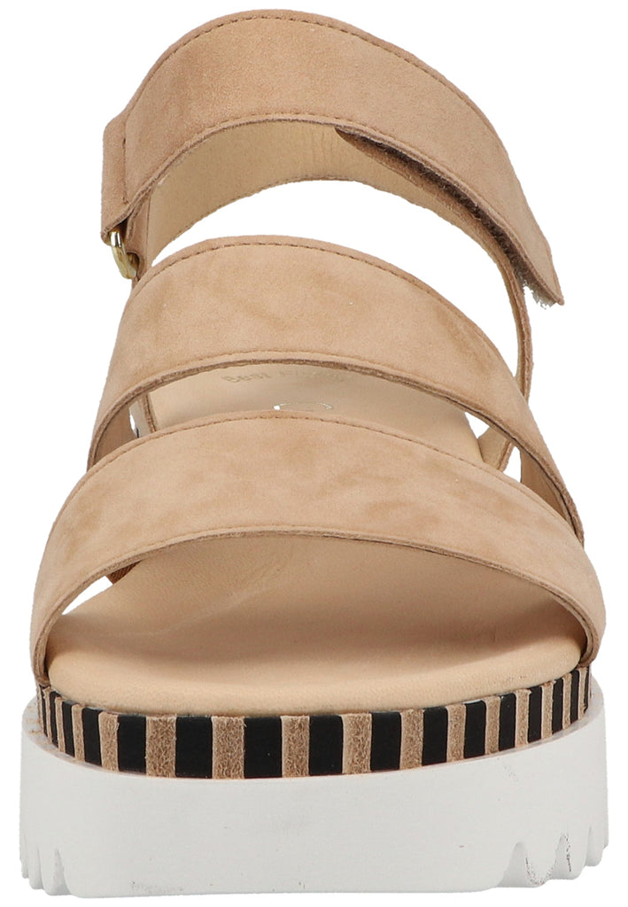 Gabor Sandalen Veloursleder Caramel