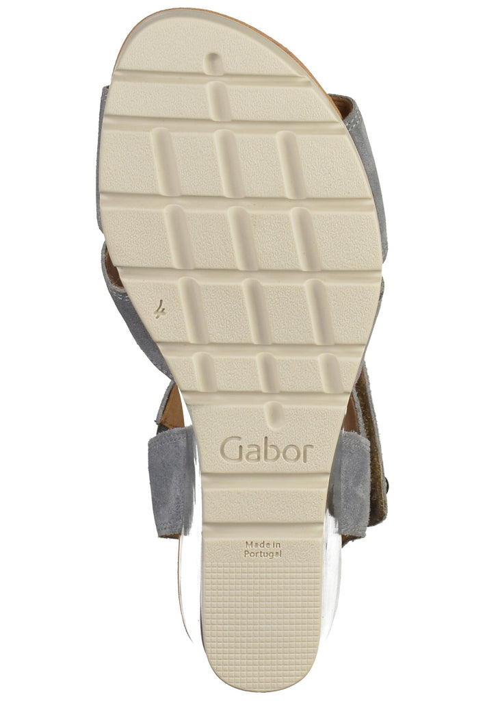 Gabor Sandalen Veloursleder Denim