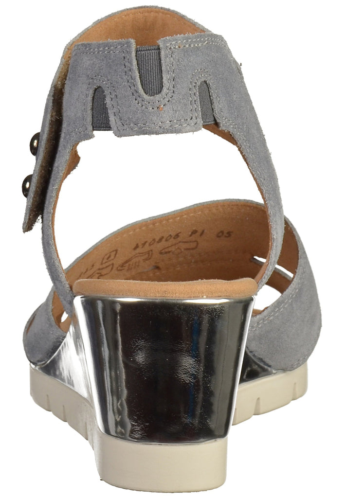 Gabor Sandalen Veloursleder Denim