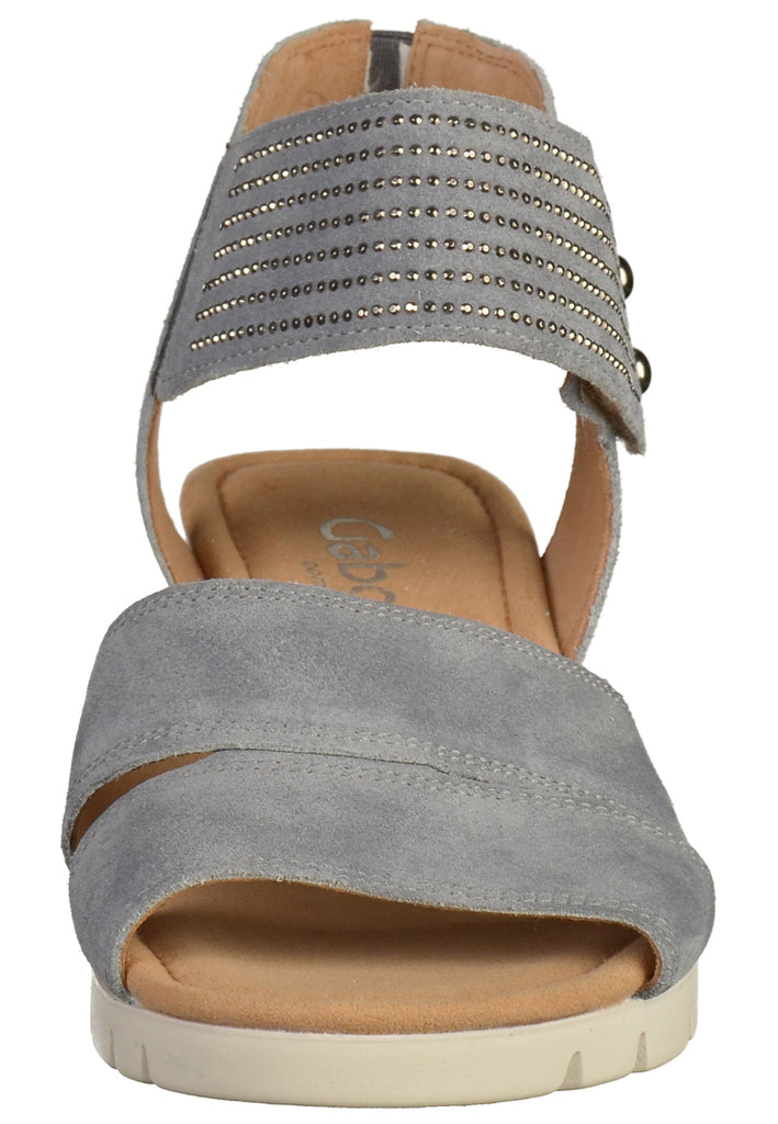 Gabor Sandalen Veloursleder Denim