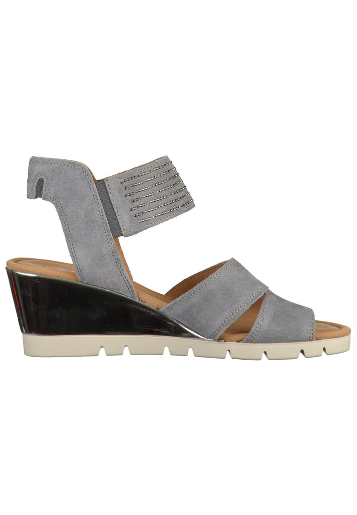 Gabor Sandalen Veloursleder Denim