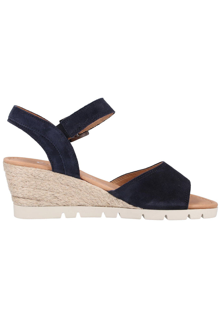 Gabor Sandalen Veloursleder Dunkelblau