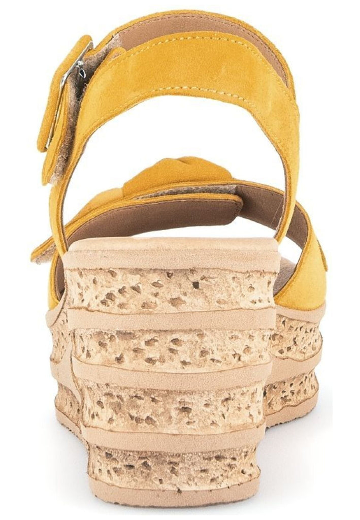Gabor Sandalen Veloursleder Gelb