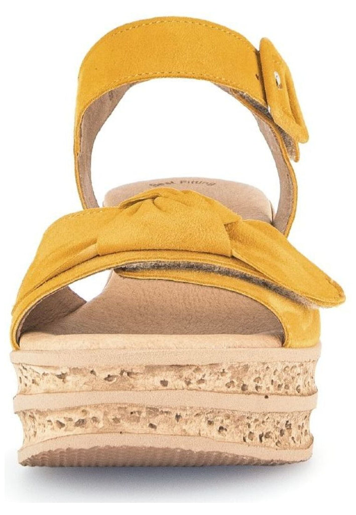 Gabor Sandalen Veloursleder Gelb