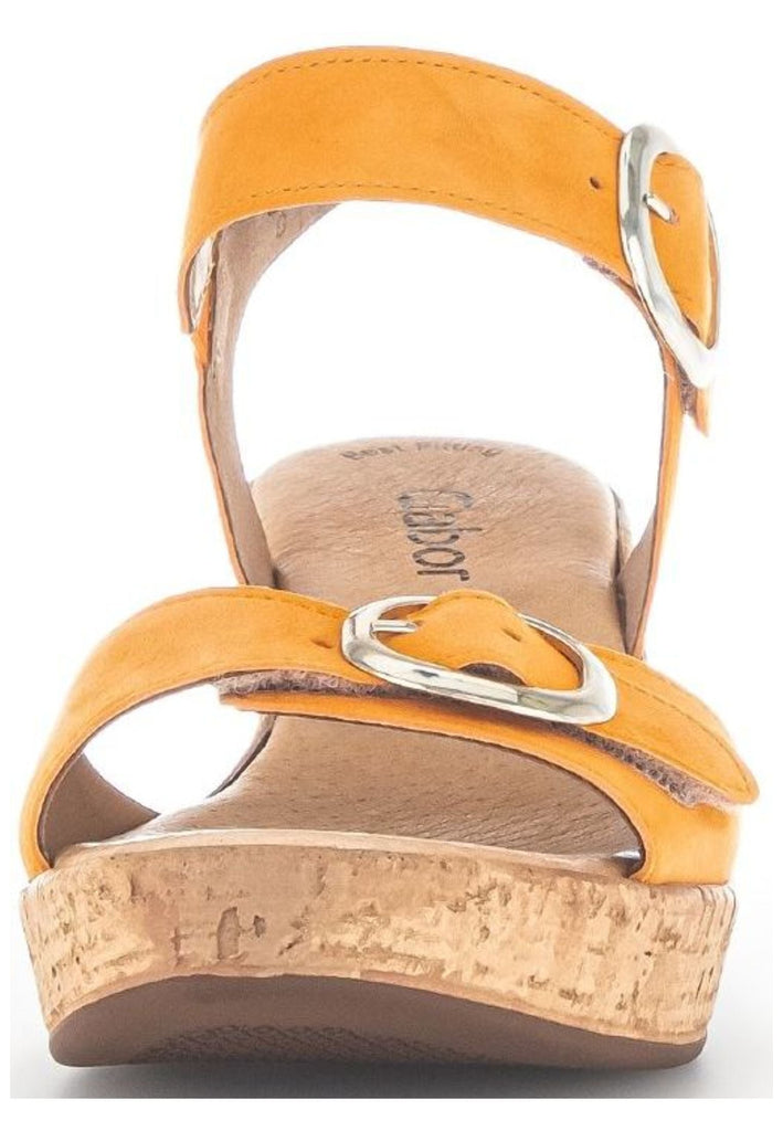 Gabor Sandalen Veloursleder Gelb