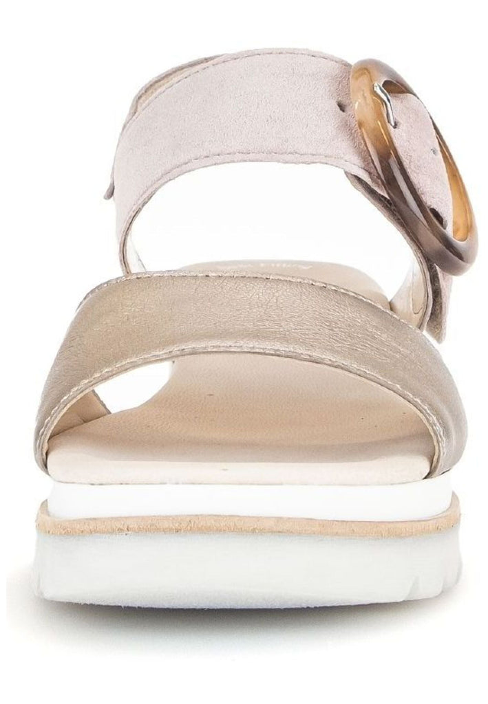 Gabor Sandalen Veloursleder Gold/Rosa