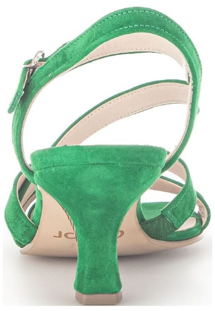 Gabor Sandalen Veloursleder Grün