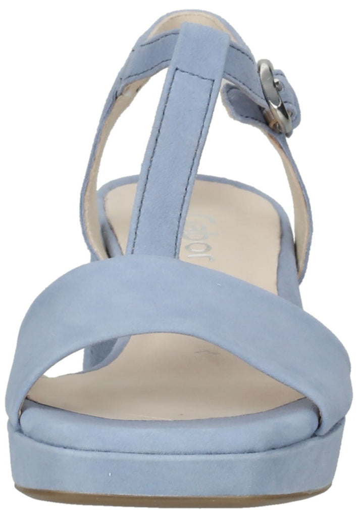 Gabor Sandalen Veloursleder Hellblau