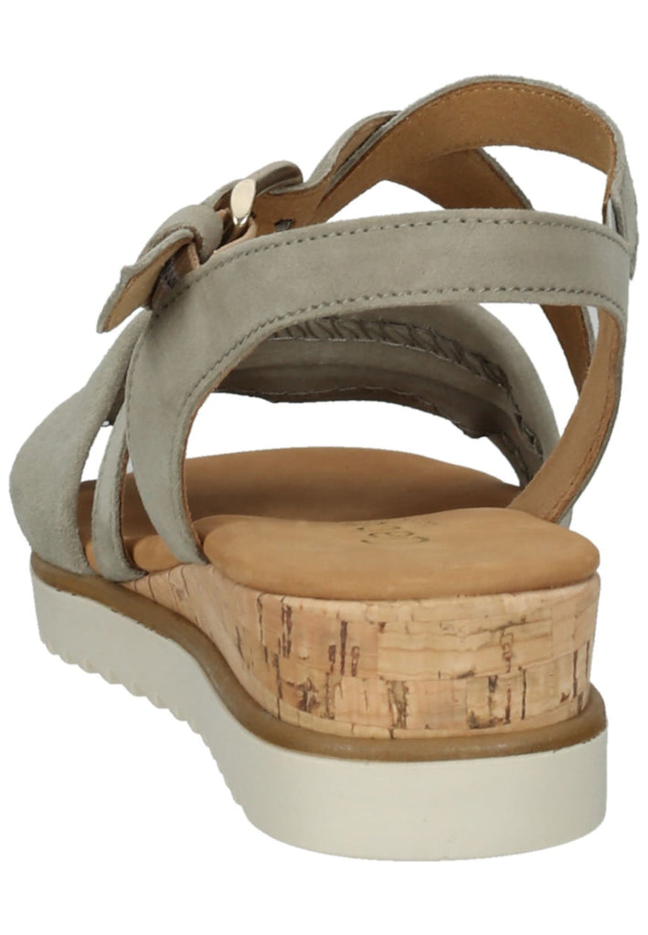 Gabor Sandalen Veloursleder Khaki