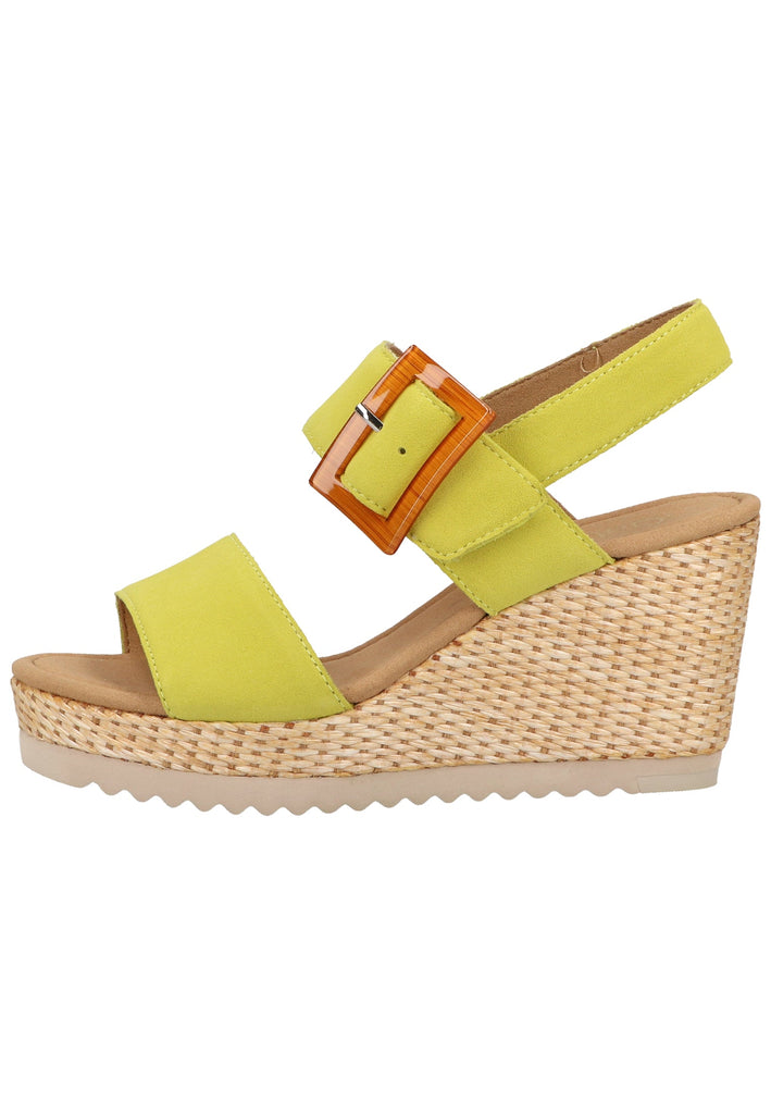 Gabor Sandalen Veloursleder Lemon
