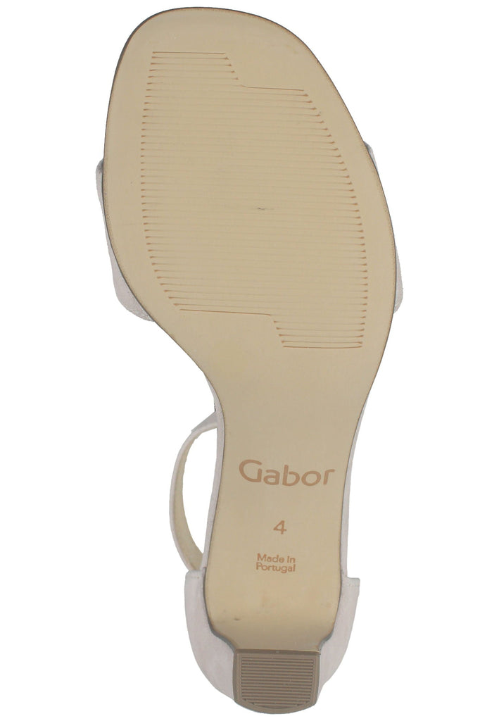 Gabor Sandalen Veloursleder Nude