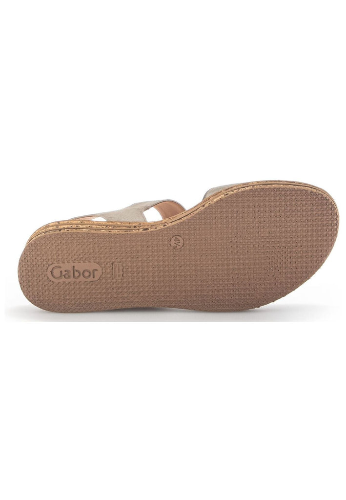 Gabor Sandalen Veloursleder Olive