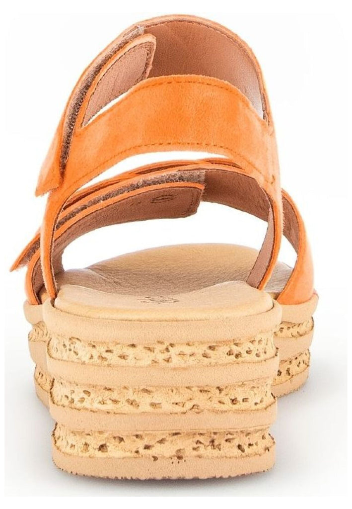 Gabor Sandalen Veloursleder Orange