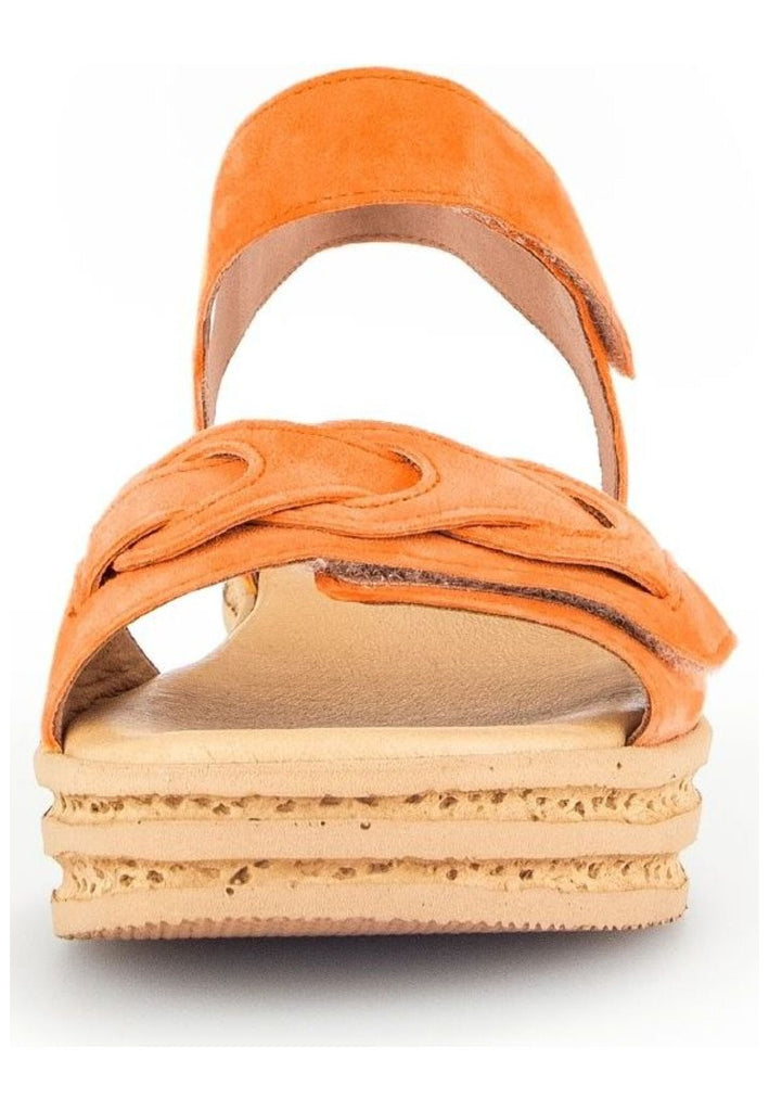 Gabor Sandalen Veloursleder Orange