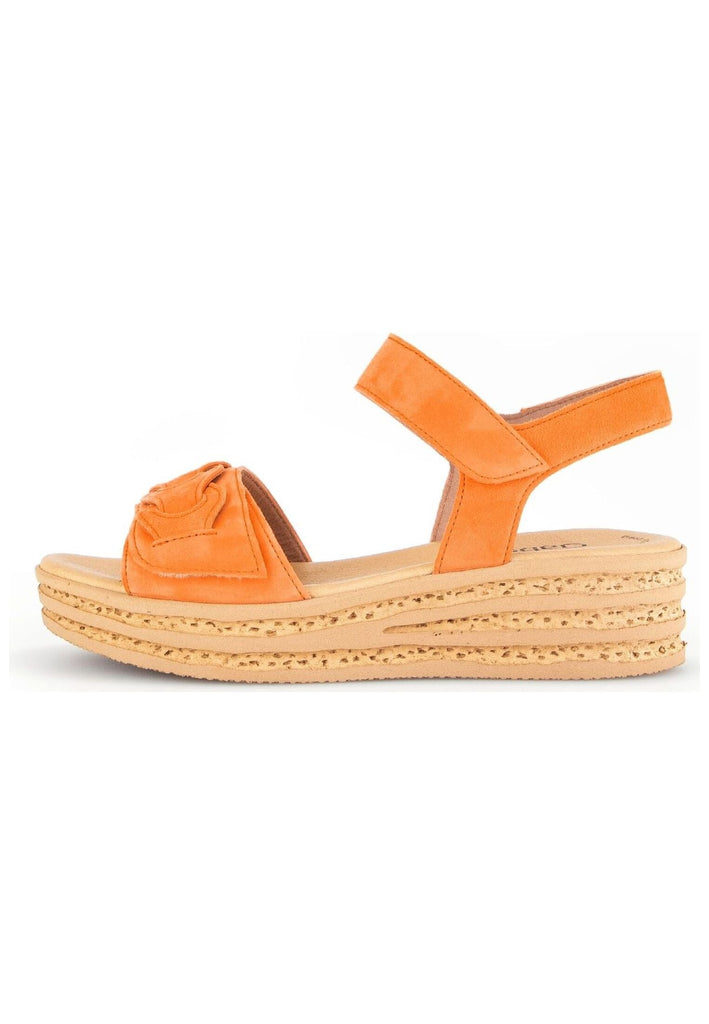 Gabor Sandalen Veloursleder Orange
