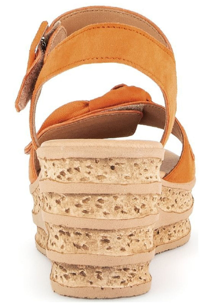 Gabor Sandalen Veloursleder Orange