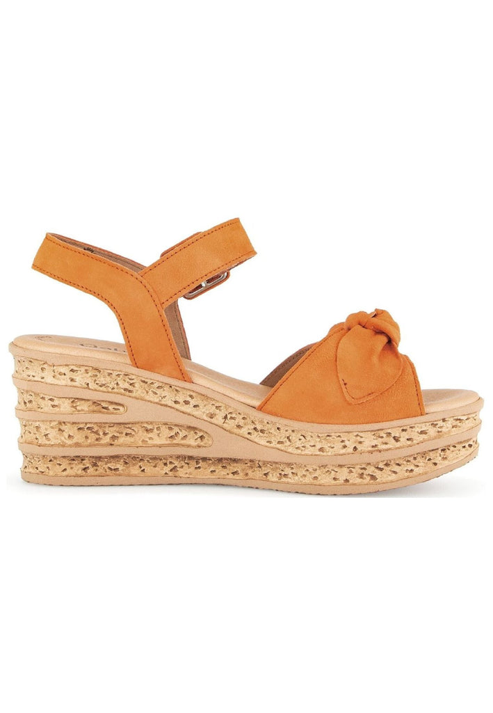 Gabor Sandalen Veloursleder Orange