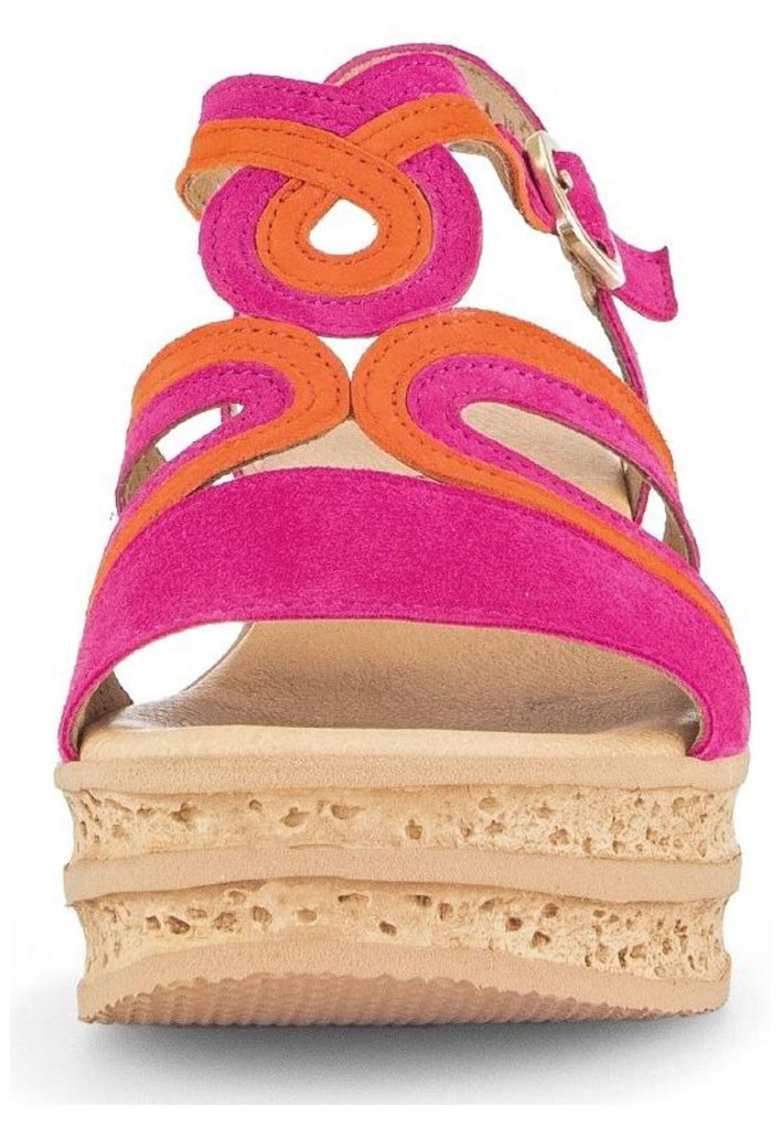Gabor Sandalen Veloursleder Pink
