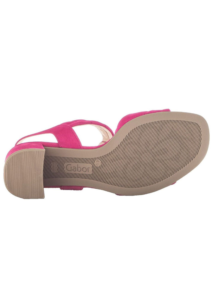 Gabor Sandalen Veloursleder Pink