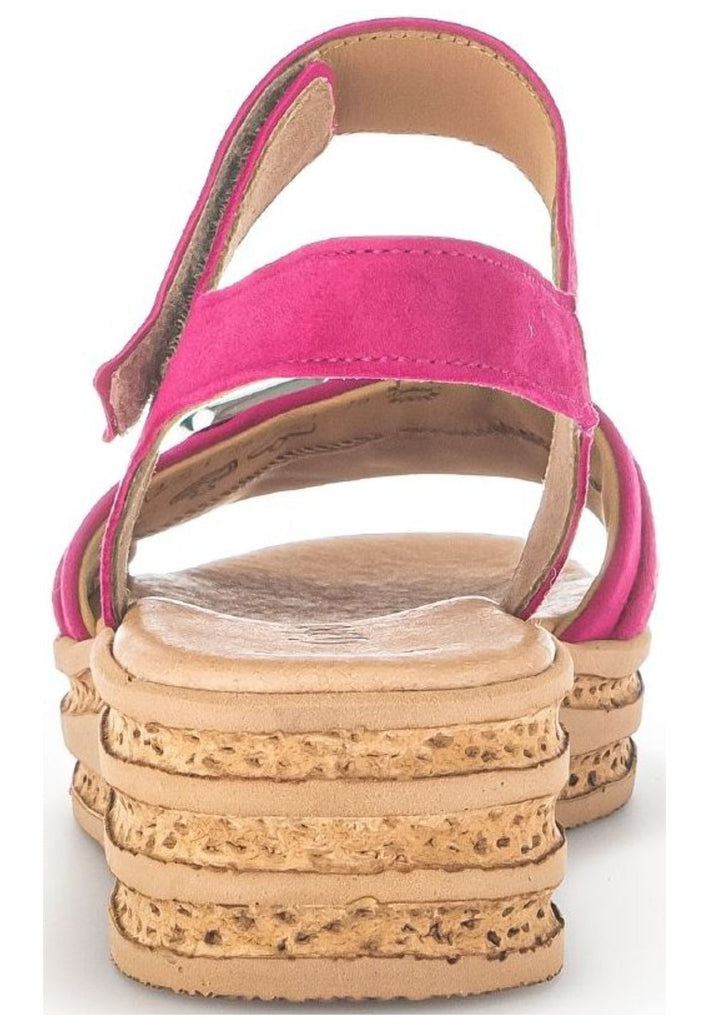 Gabor Sandalen Veloursleder Pink