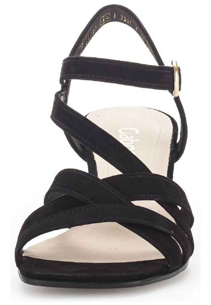 Gabor Sandalen Veloursleder Schwarz