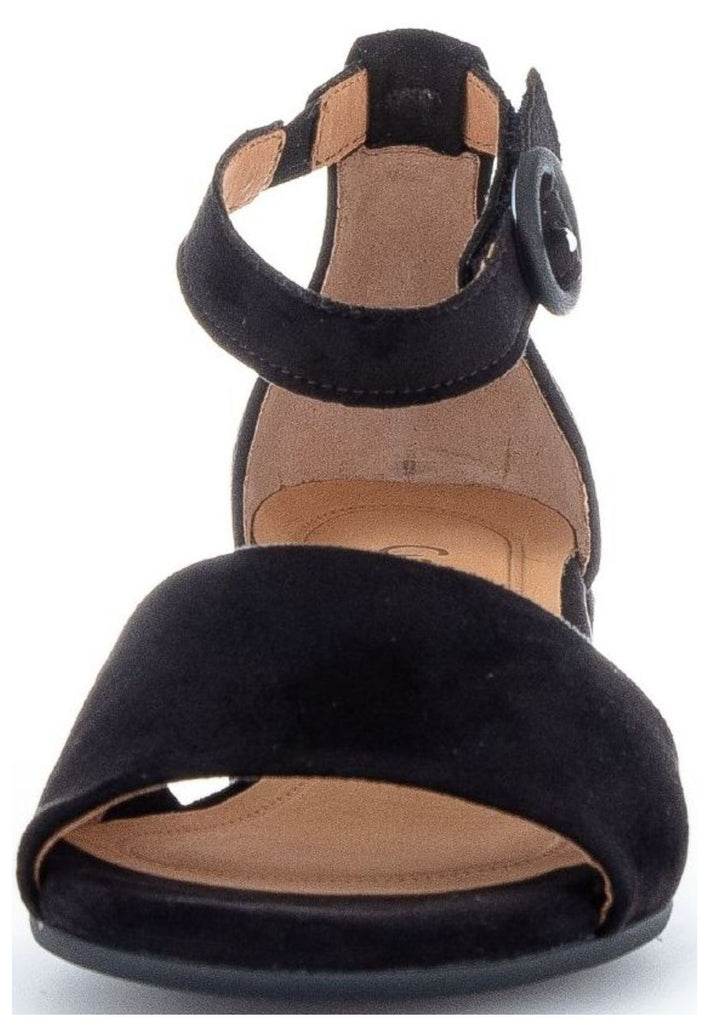 Gabor Sandalen Veloursleder Schwarz