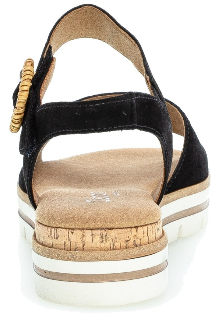 Gabor Sandalen Veloursleder Schwarz