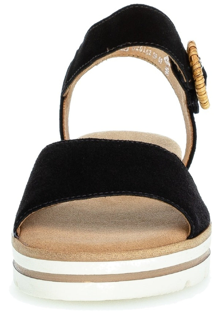 Gabor Sandalen Veloursleder Schwarz