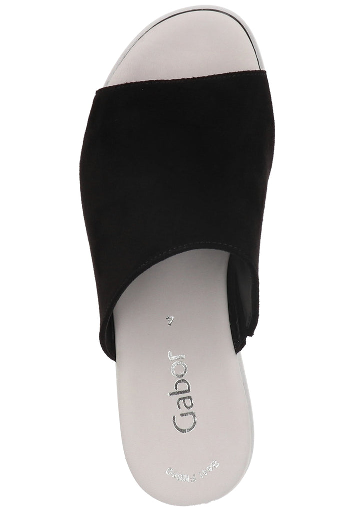 Gabor Sandalen Veloursleder Schwarz