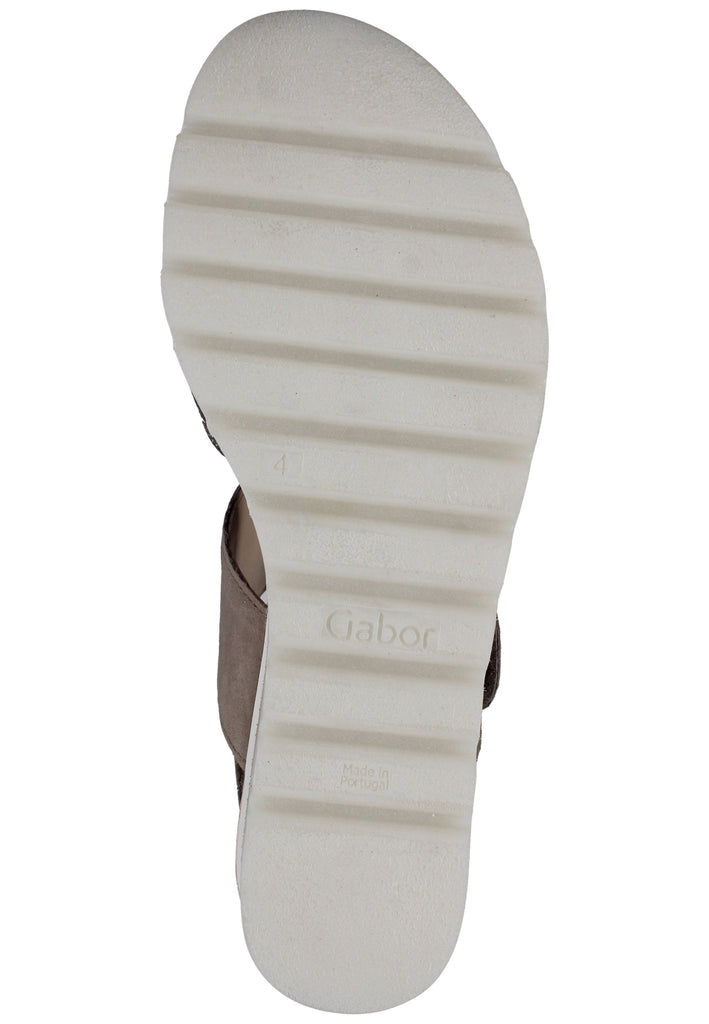 Gabor Sandalen Veloursleder/Textil Braun/Rosa