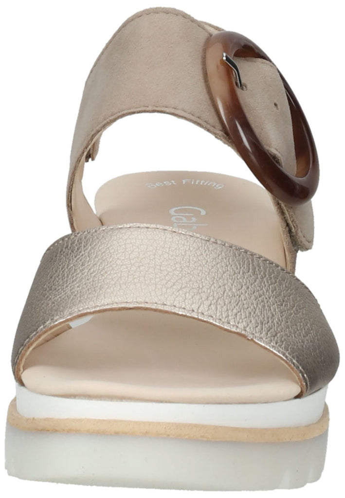 Gabor Sandalen Veloursleder/Textil Braun/Rosa