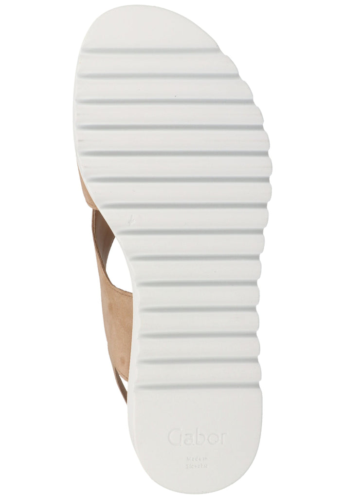 Gabor Sandalen Veloursleder/Textil Caramel