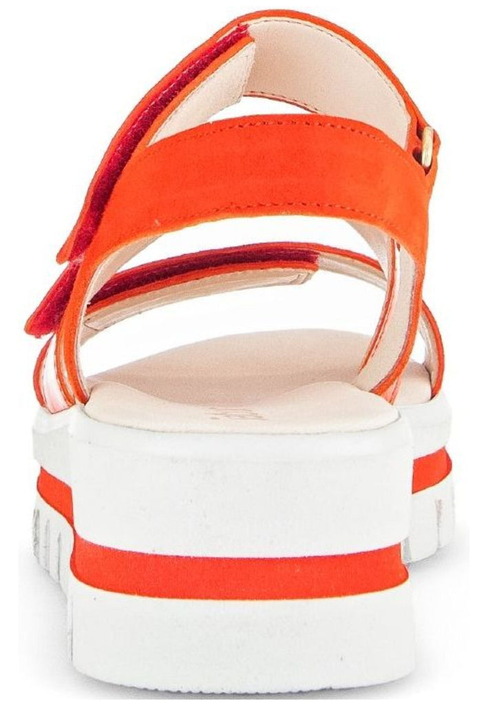 Gabor Sandalen Veloursleder/Textil Orange Multi