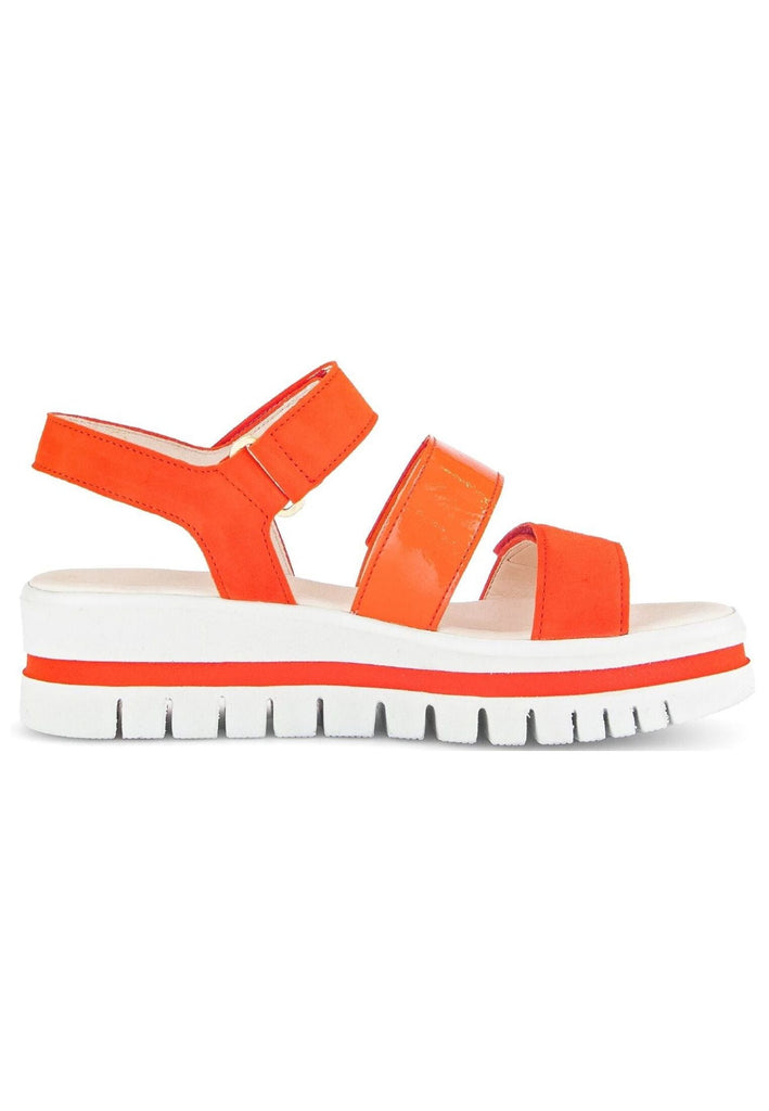 Gabor Sandalen Veloursleder/Textil Orange Multi
